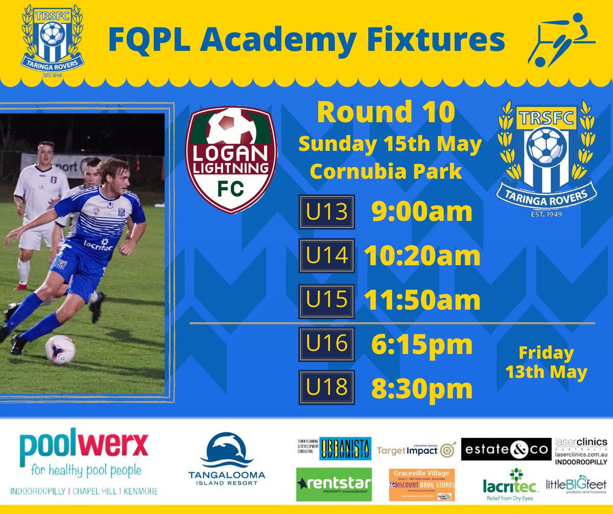 This weeks fixtures #COYR
