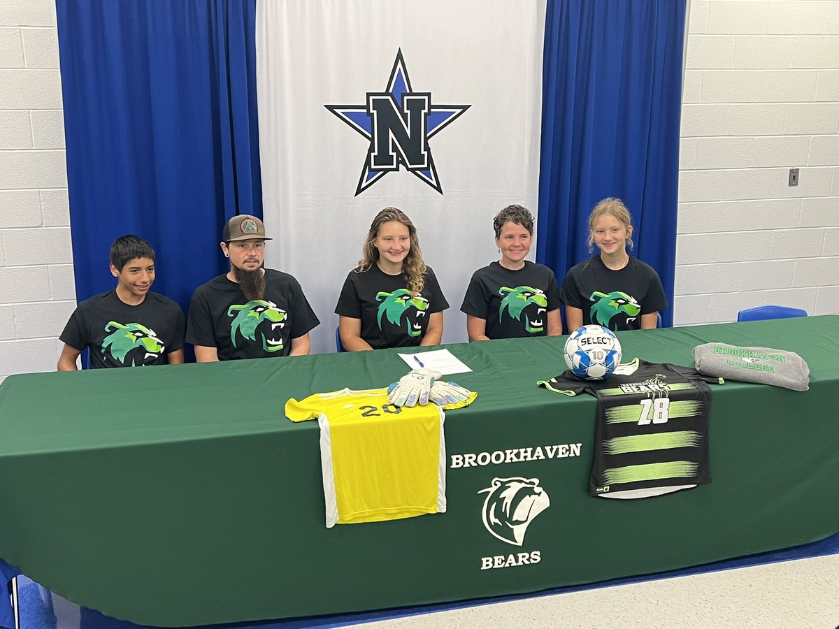 ladyrattler_soc's tweet photo. What a fun day celebrating Elora Alexander signing her letter of intent to Brookhaven College! I hope you know how loved you are. We are all so proud of you! Love you Elora 💙💙 https://t.co/t2dNSjoJhI