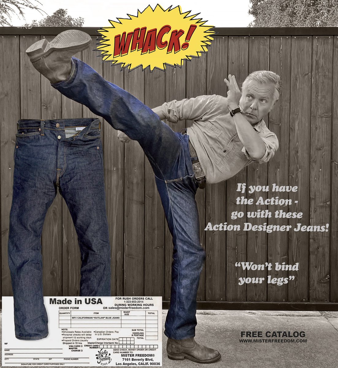 Designer blue jeans that won’t bind your legs.
Made in 🇺🇸 #denim

misterfreedom.com/products/calif…