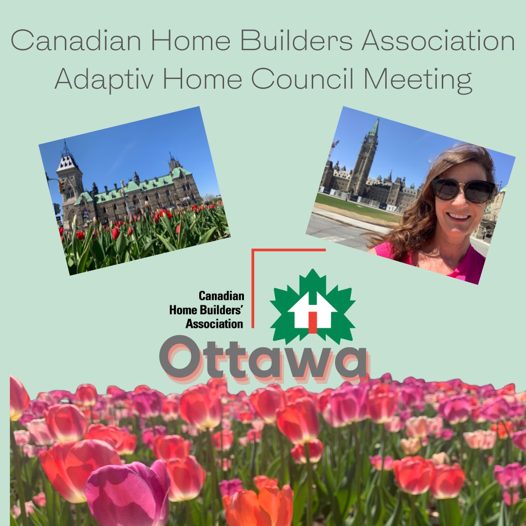 enablingaccess's tweet photo. In Ottawa attending @CHBANational's Adaptiv Homes Council. So great to collaborate in person with building professionals & other stakeholders in the #HomeModification Market as a @CAOT_ACE representative.
#AdaptiveHomes #AgingInPlace #OT365 #OccupationalTherapy #AccessibleHousing https://t.co/YWygHi1ibG