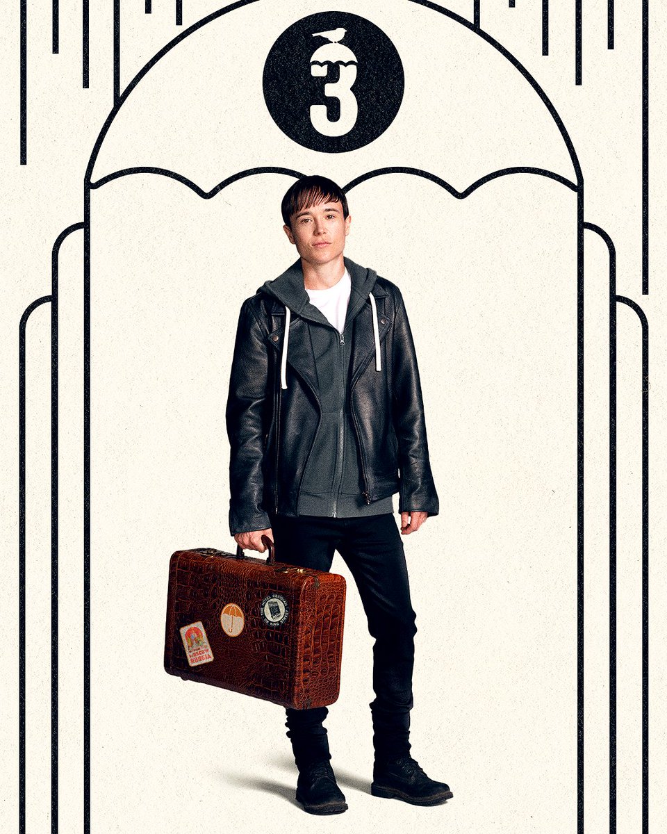 NetflixGeeked's tweet photo. exactly 6 weeks until THE UMBRELLA ACADEMY S3 and it seems like the Brellies have baggage coming with them 👀 https://t.co/VsWrPA88Gi