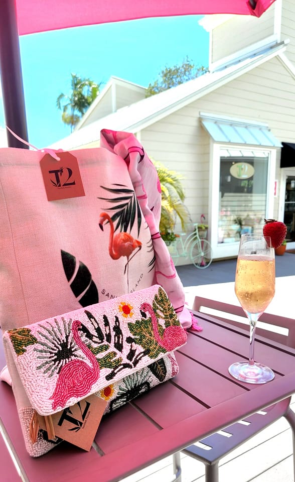 T2Traders's tweet photo. It's the perfect for retail therapy and wine! Enjoy a nice glass of wine or champagne on our patio after seeing the new arrivals in our gift shop!

#shoplocal #shopsanibel #sanibelisland https://t.co/7JFxJwuzSv