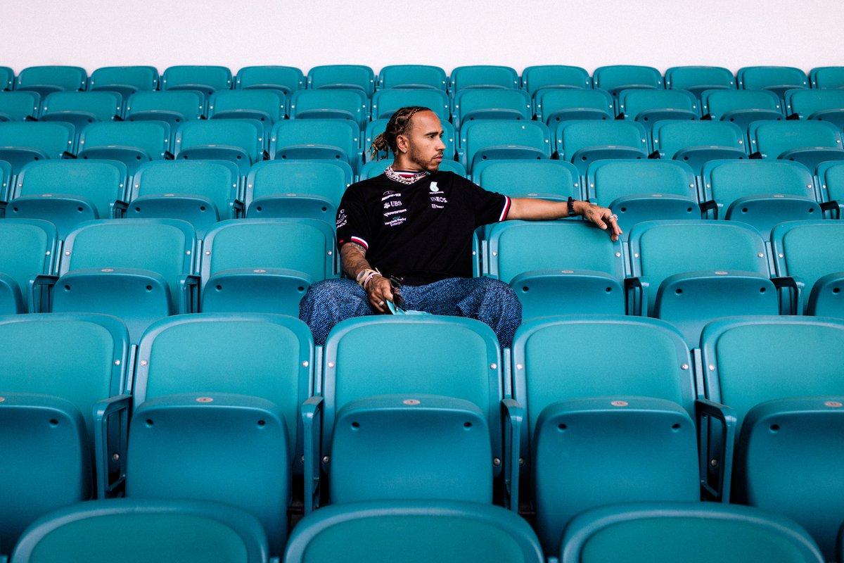 Lewis Hamilton sitting with all the other F1 drivers who have over 100 wins