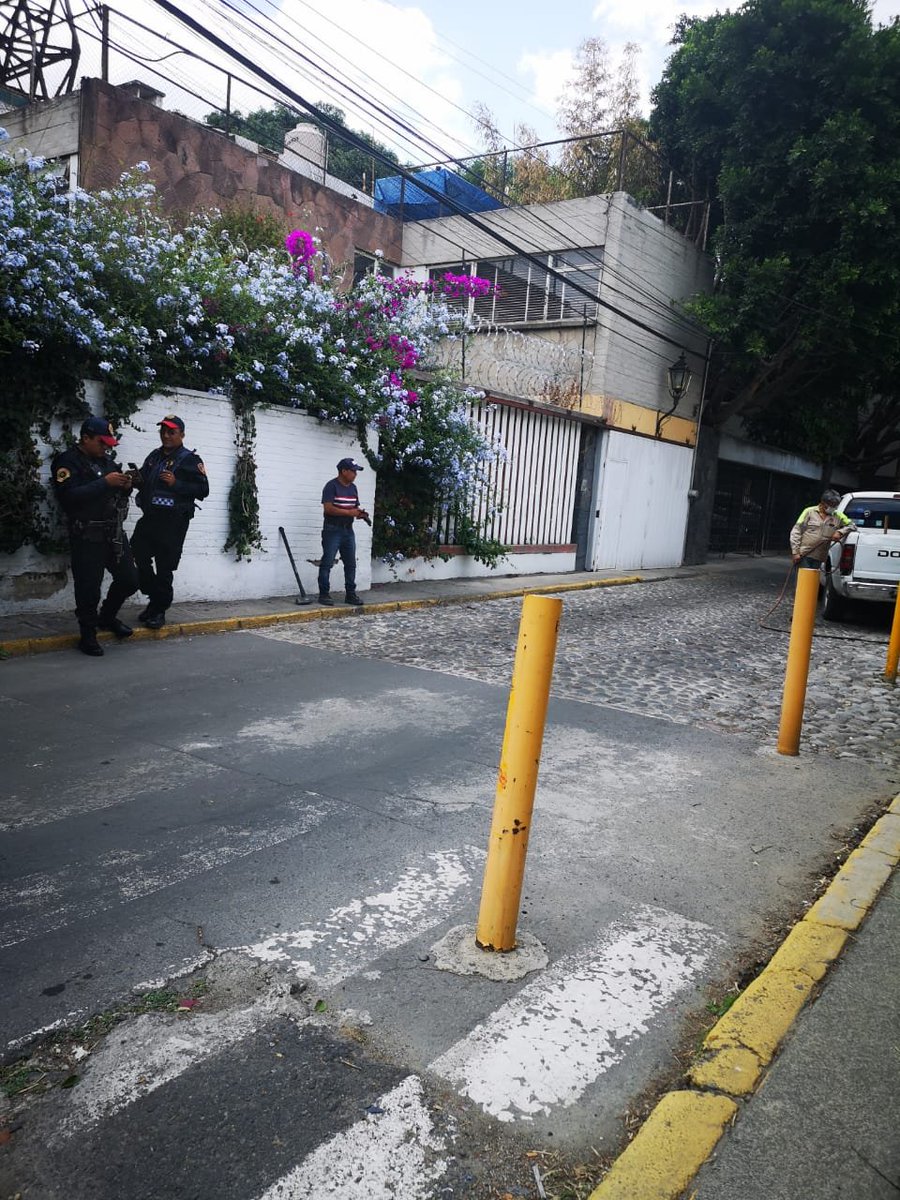 FonseFlin's tweet photo. @lialimon en La alcaldía de Álvaro Obregón no tenemos quien barra las calles, pero si tenemos policías armados que se llevan los postes para ordenar las vialidades que tenemos que proteger los vecinos https://t.co/ewBfBQD1IL