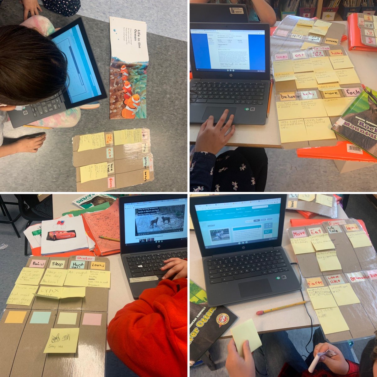 Working hard on our research today, for our non-fiction writing! We’ve been creating headings, finding facts, recording jot notes! <a href="/KCAKentville/">KCA</a>