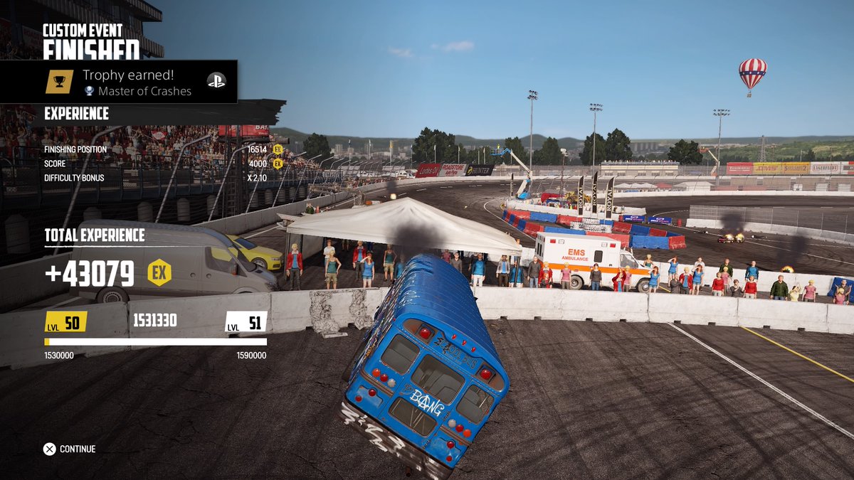 AvengedEvilPSN's tweet photo. Wreckfest
Master of Crashes (Platinum)
Collect All Trophies. #PS4share https://t.co/p8LiV0hFPU https://t.co/nG3BEKmgbx