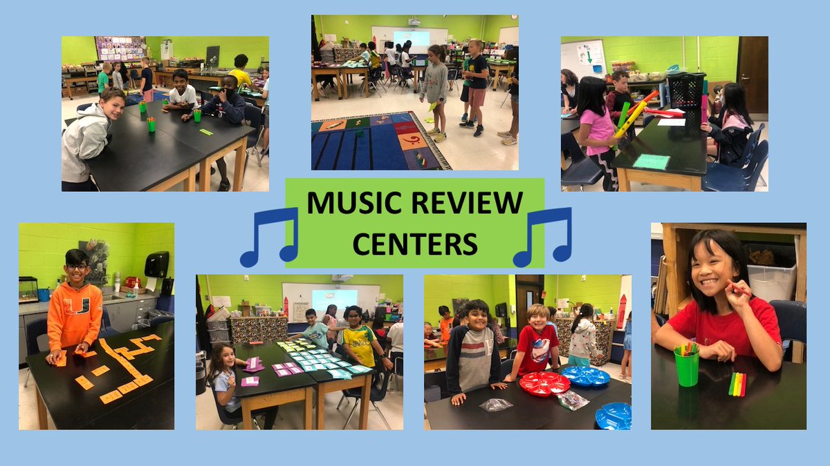 We are using many of the music skills we learned this year to complete our music review centers!!! #lwesgators #fcsmusic
