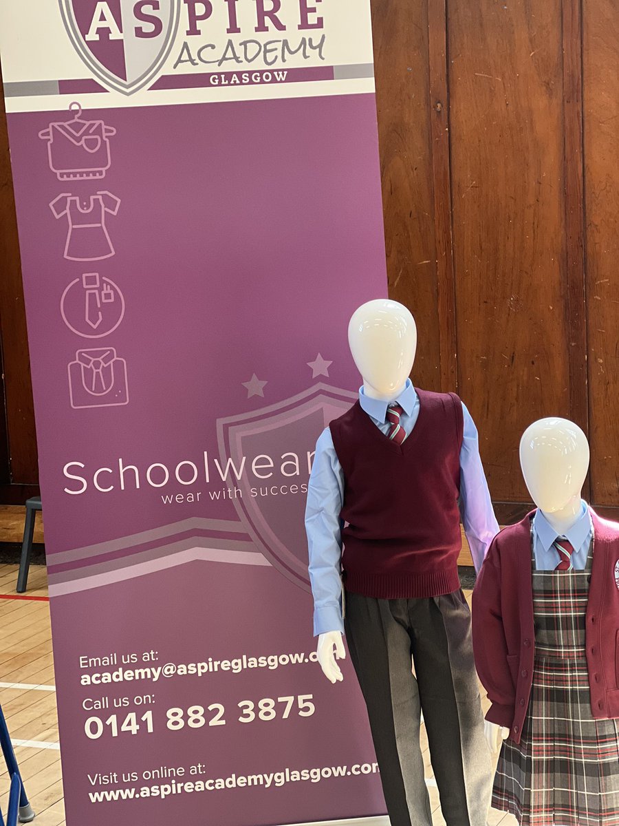 StCharlesGla's tweet photo. Thanks to @AspireGlasgow for providing the #PopUpShop at our #PreEntry visit today. It was great to have parents back in school and lovely to see them and the children so excited about getting their uniforms for next year.  The children are going to look so smart! #StartingSchool https://t.co/L919QEfQfd