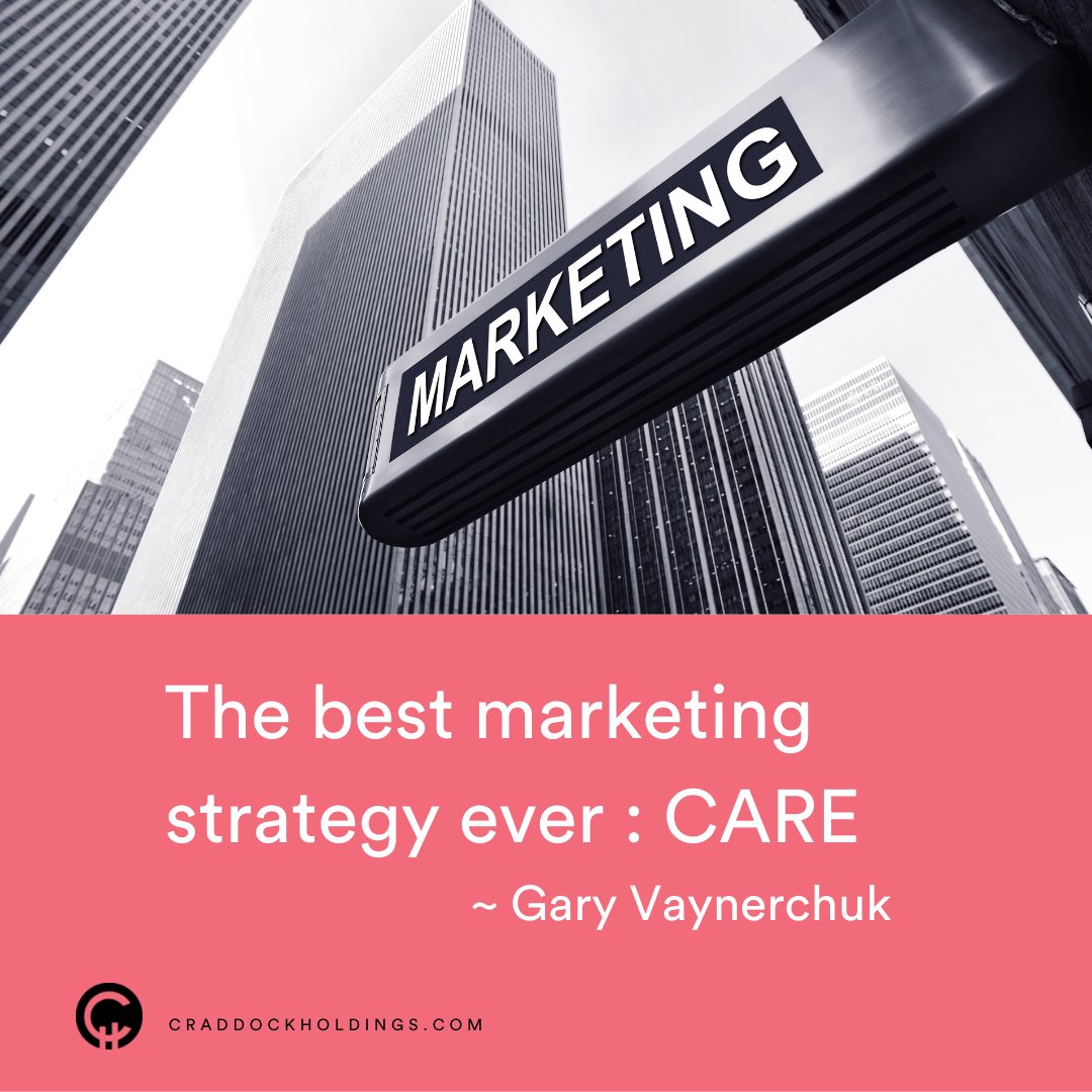 Craddock_Hldgs's tweet photo. At Craddock Holdings, we care deeply for our clients, employees, and vendor partners. 
#quote 
#motivation 
#craddockholdings https://t.co/cVfTmCBkhK