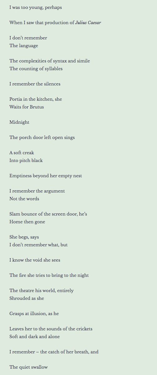 hannah_siden's tweet photo. Thank you @madrigalpress for including my poem 'After Portia' in your gorgeous new issue. https://t.co/jft5YfzBxu https://t.co/MoAeToVuUw