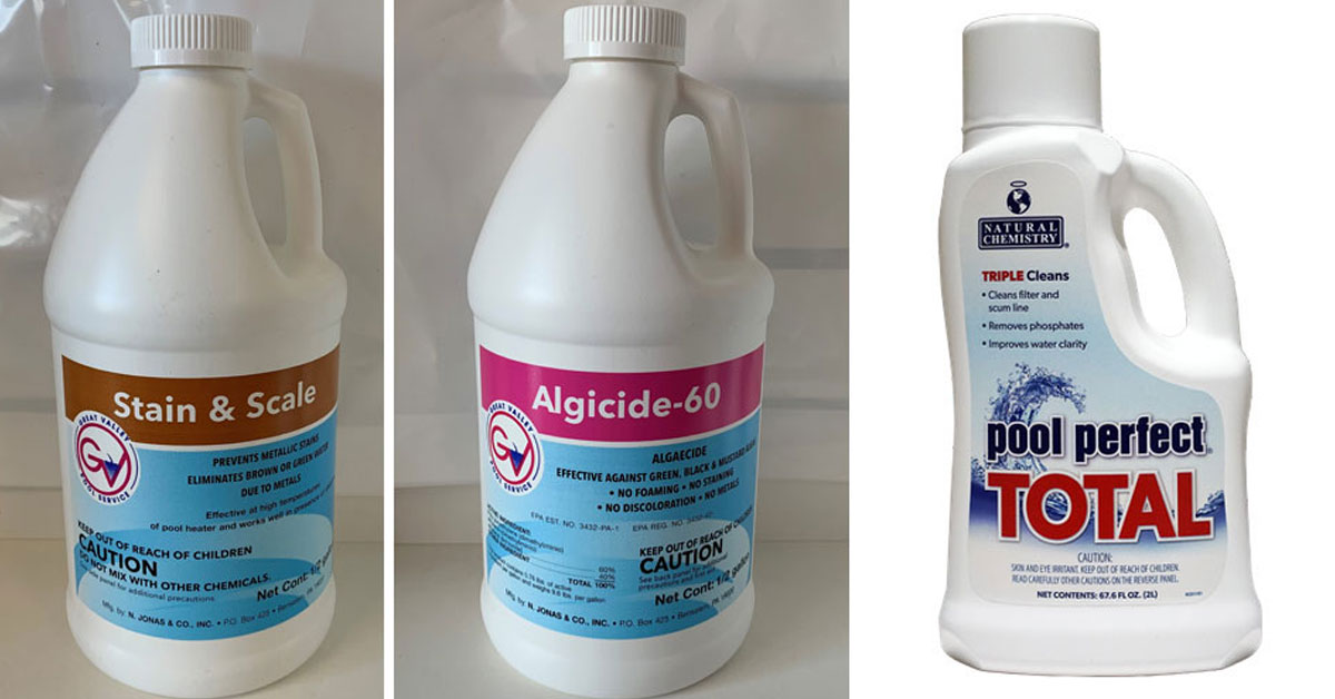 greatvalleypool's tweet image. Maintain your pool like a pro! Use the same weekly maintenance regimen as we use with our recurring service customer pools. Shop online or visit us in-store to stock up on all important preventative products!

shop.greatvalleypool.com/shop/showprodu…

#poolchemicals #weeklypoolmaintenance