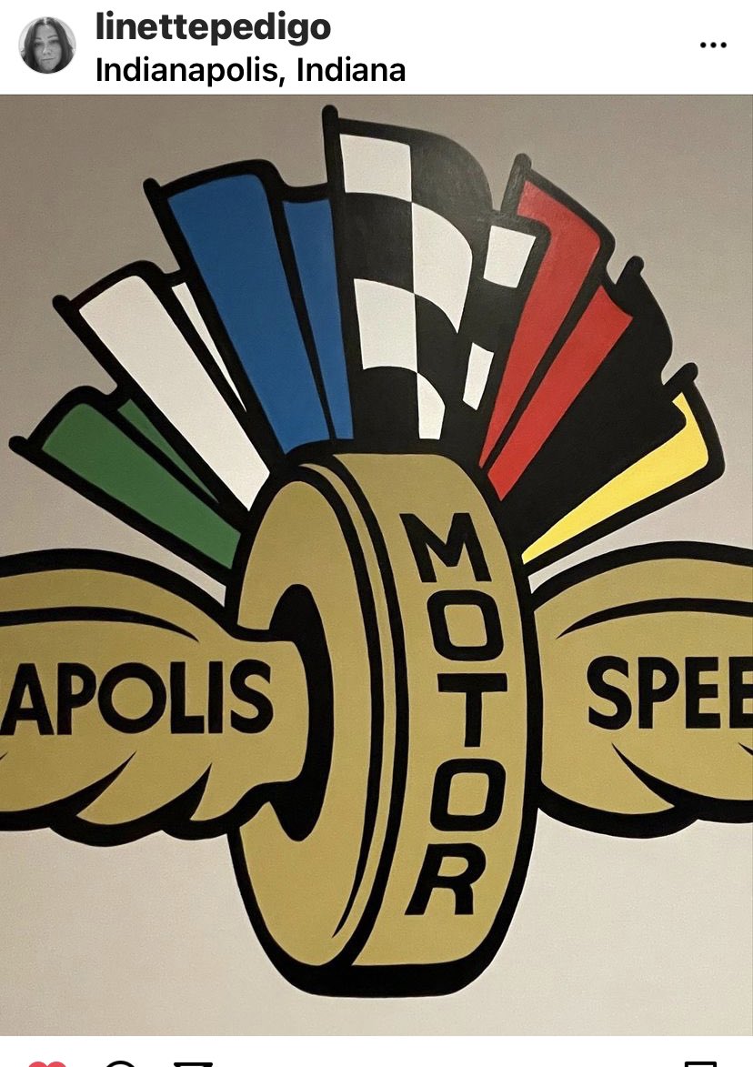 500Indy1911's tweet photo. Check out what an artist friend of mine just painted on the wall of a clientโฆBY HAND!
@IMS || #WingandWheel https://t.co/zYxGvSohRT
