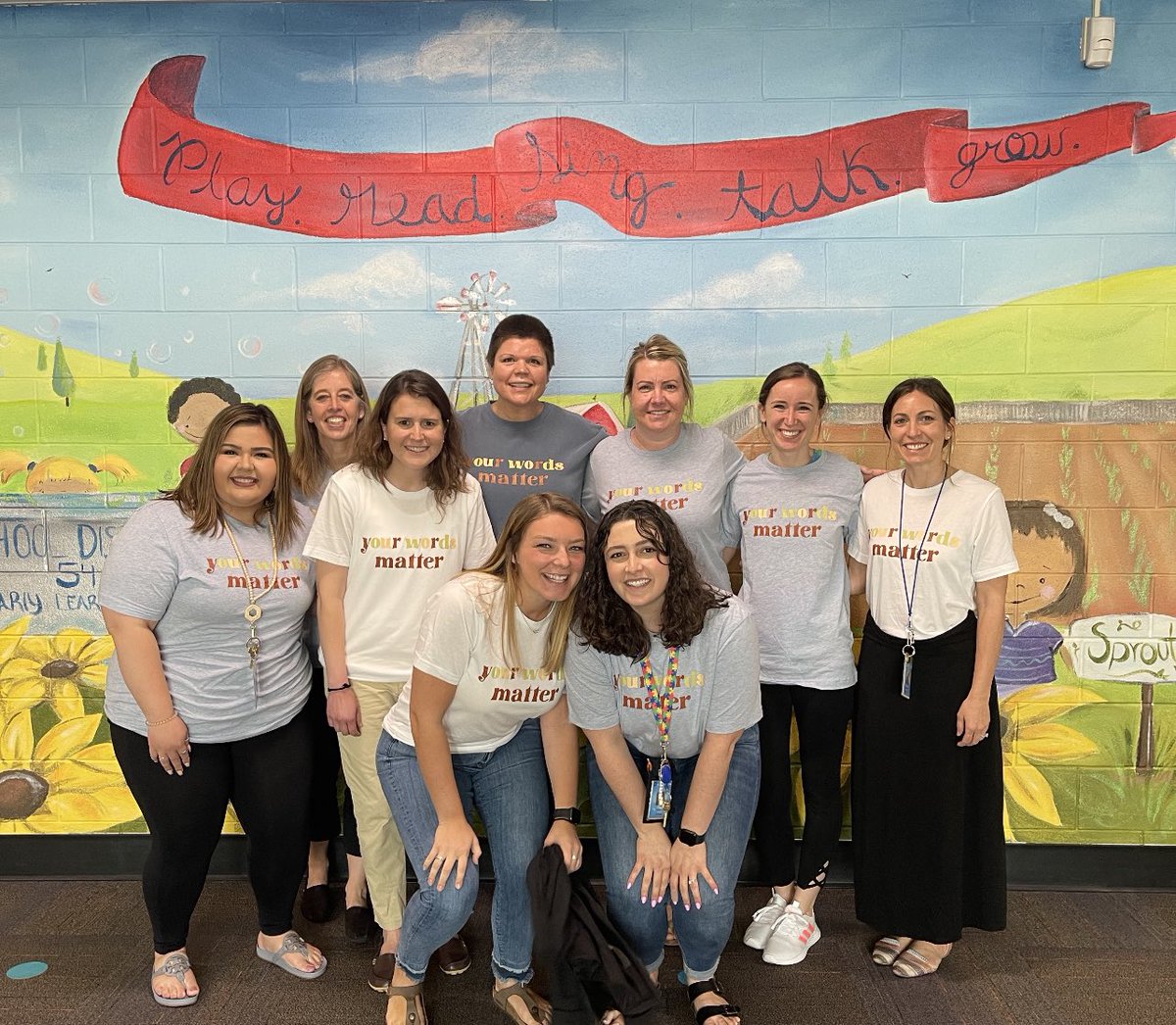 Better speech and hearing month is in full swing at the ELC! Our amazing speech team is always proud to represent and advocate for our field and Sprouts. Your words matter! ❤️ #BSHM2022 #ELCSLPs #bestspeechcrew #bettertogether #yourwordsmatter