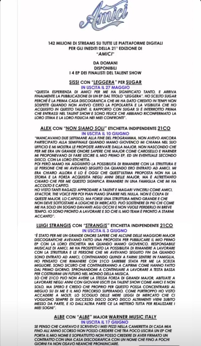 Mat90896252's tweet photo. Ecco la risposta di tutti voi fan di luigi e Alex!!!! Hanno deciso loro di fare parte a questo progetto!!! Criticate sempre 👋👋 #alex #luigi #Amici21 #giordanaangi #briga #21co https://t.co/1sUBBJVCHC