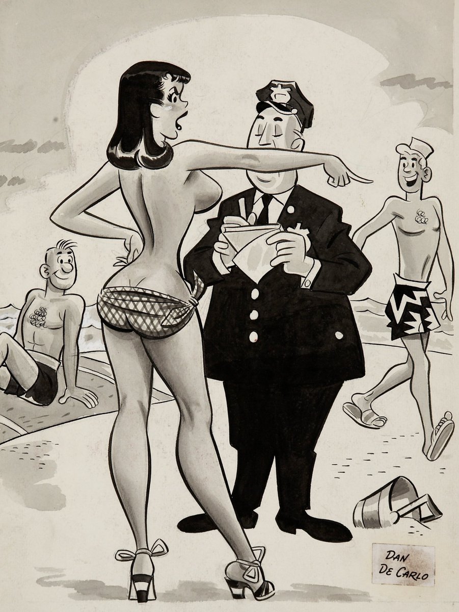 WickedProcrast's tweet photo. Humorama cartoon originals by Dan DeCarlo.
#pinup #cartoon #dandecarlo https://t.co/f8GjysYMit