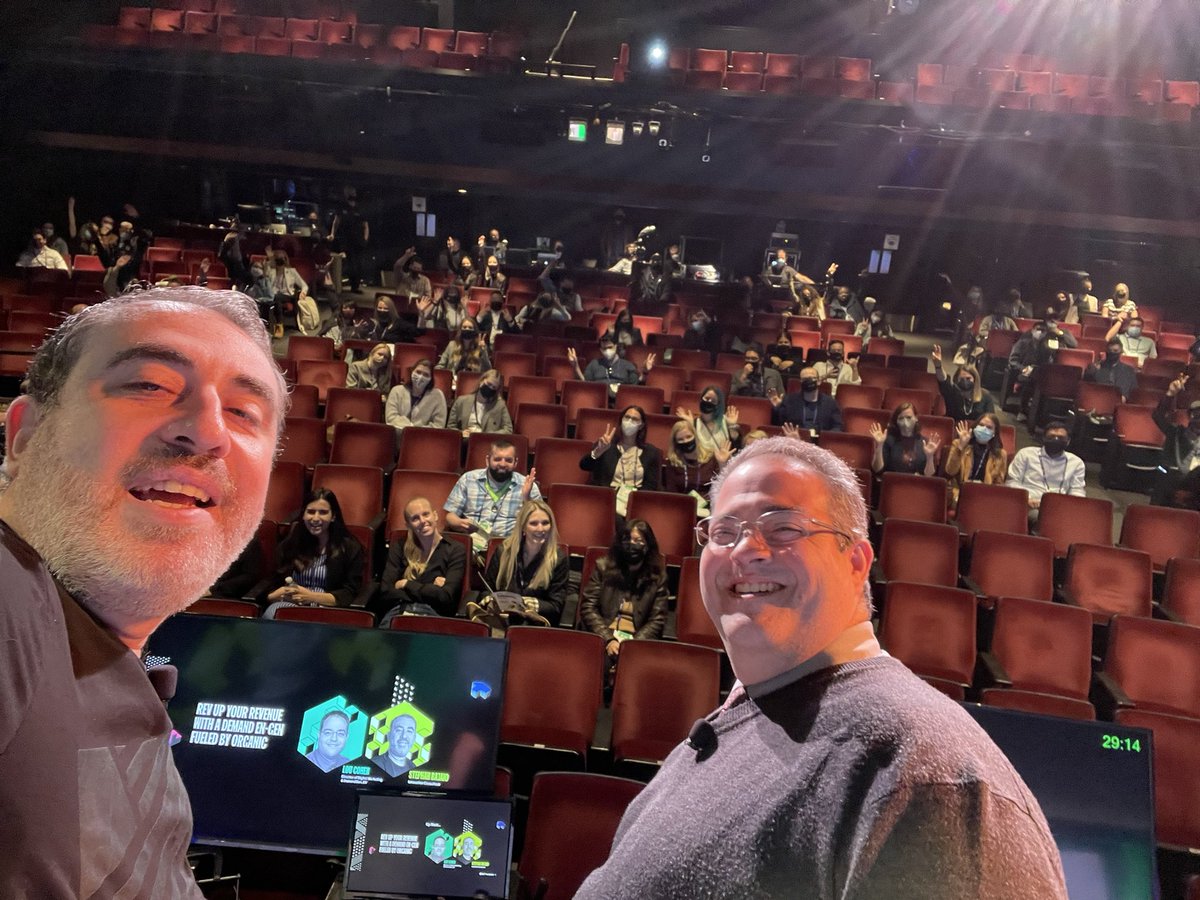 Back on the scene and live on stage with <a href="/ProfCohen/">Louis Cohen</a> #C3NY We’re Back!