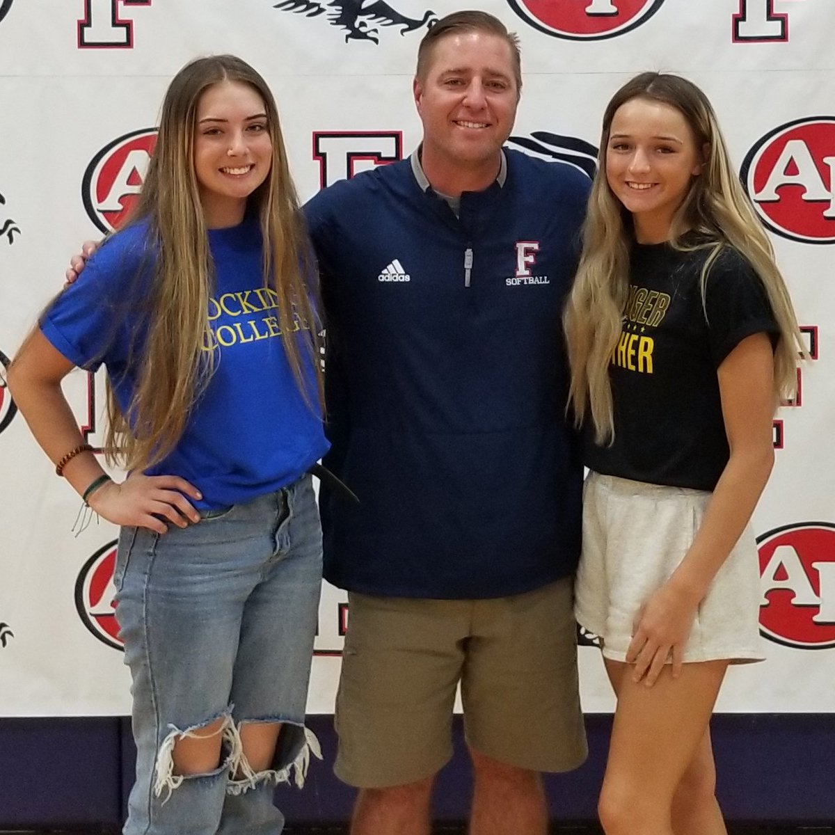 Two more of our great student-athletes are headed to the college ranks! Congratulations to Fitch softball teammates Samantha Aey and Ali Foley who signed today to play at Baldwin Wallace and Hocking College, respectively! #FalconPride 🥎🙌🏼