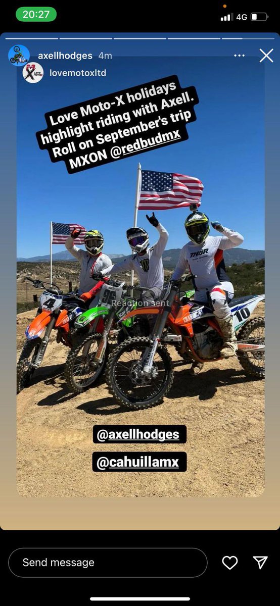 lorraine86smith's tweet photo. @axell_hodges well this has made my sons dream holiday doing a lap with @axell_hodges what a great opportunity in California today @smith_tayla https://t.co/8QrK19rjKX