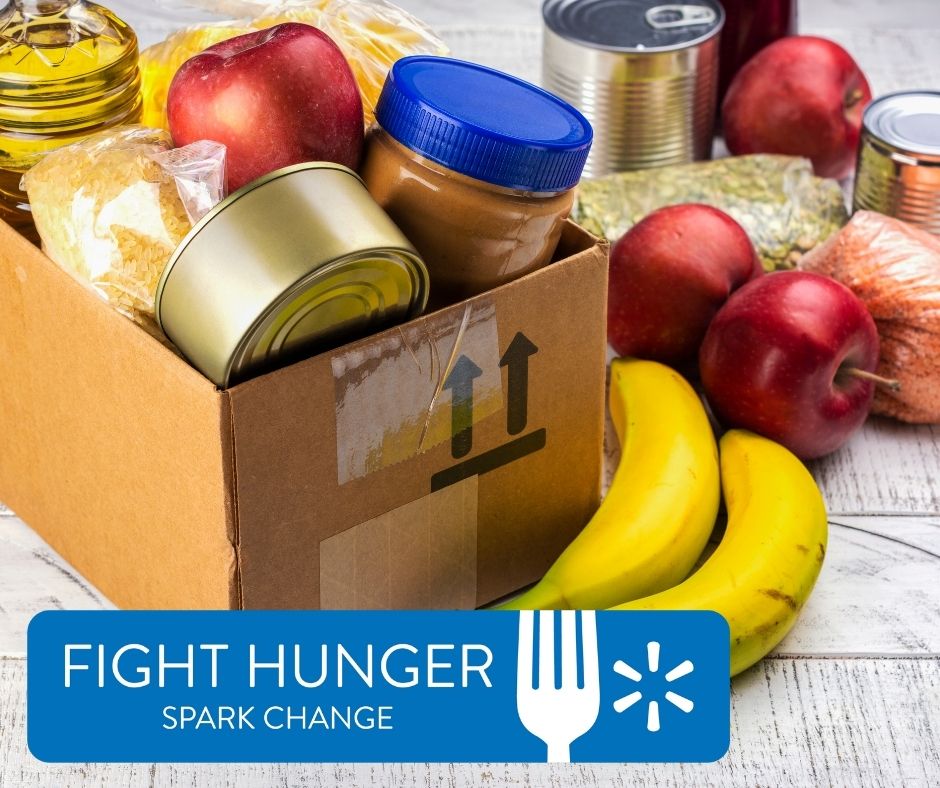 There's less than 1 week left to participate in the 
<a href="/Walmart/">Walmart</a> and <a href="/SamsClub/">Sam’s Club</a> Fight Hunger. Spark Change. campaign. Donations are made based on your zip code, which means you are helping to secure meals for people in SE TX. Learn more: bit.ly/3uSN70m. #FightHunger