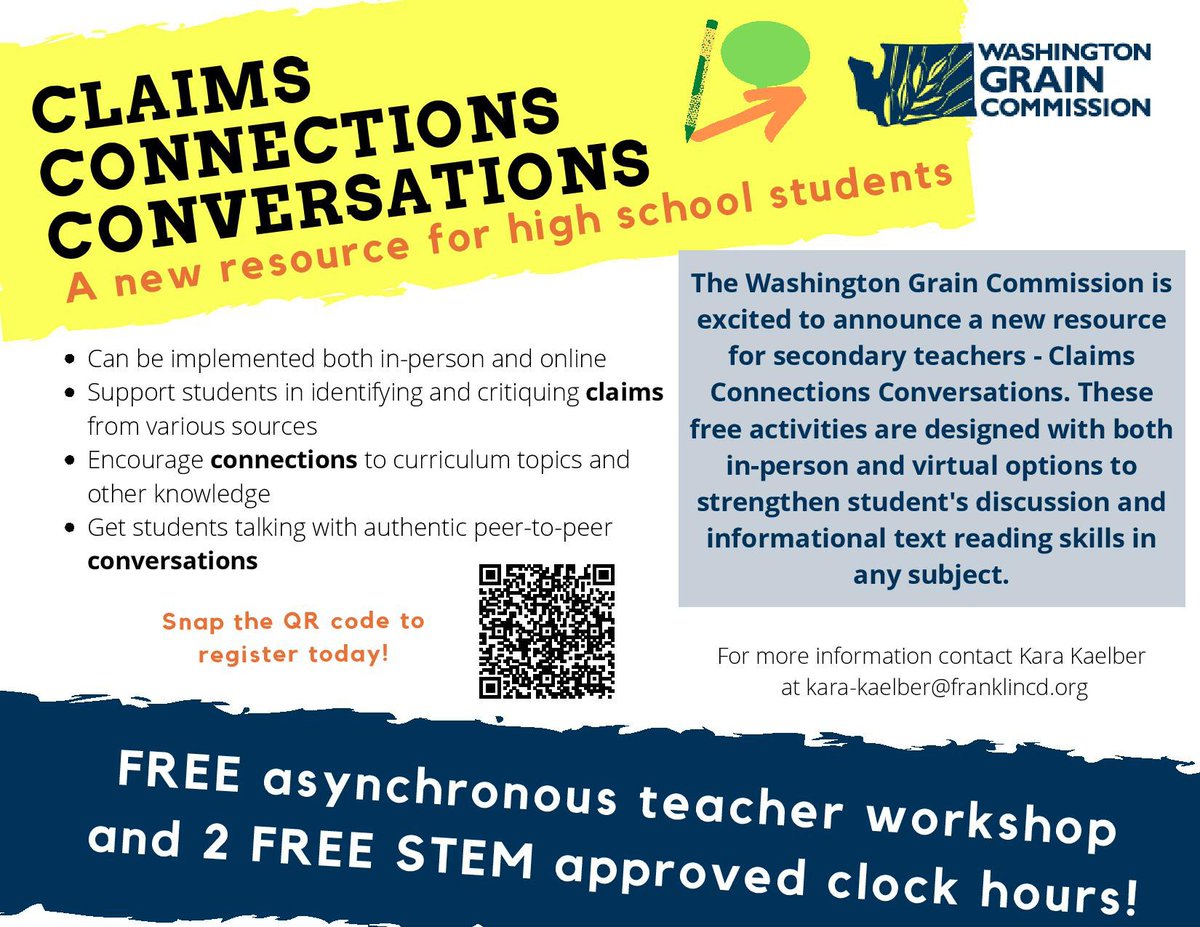 WashingtonGrain's tweet photo. Wheat Week educator seeks teachers to test new high school program | https://t.co/xlov8Bp38g via @capitalpress
#WheatWeek #education #WheatNews #WAwheat #smallgrains #wheat https://t.co/msIN5PnZLt