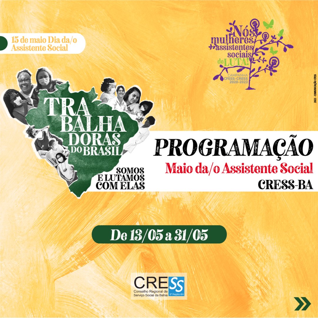 CRESS-BA convoca a categoria para participar do ato público no dia 2 de  julho