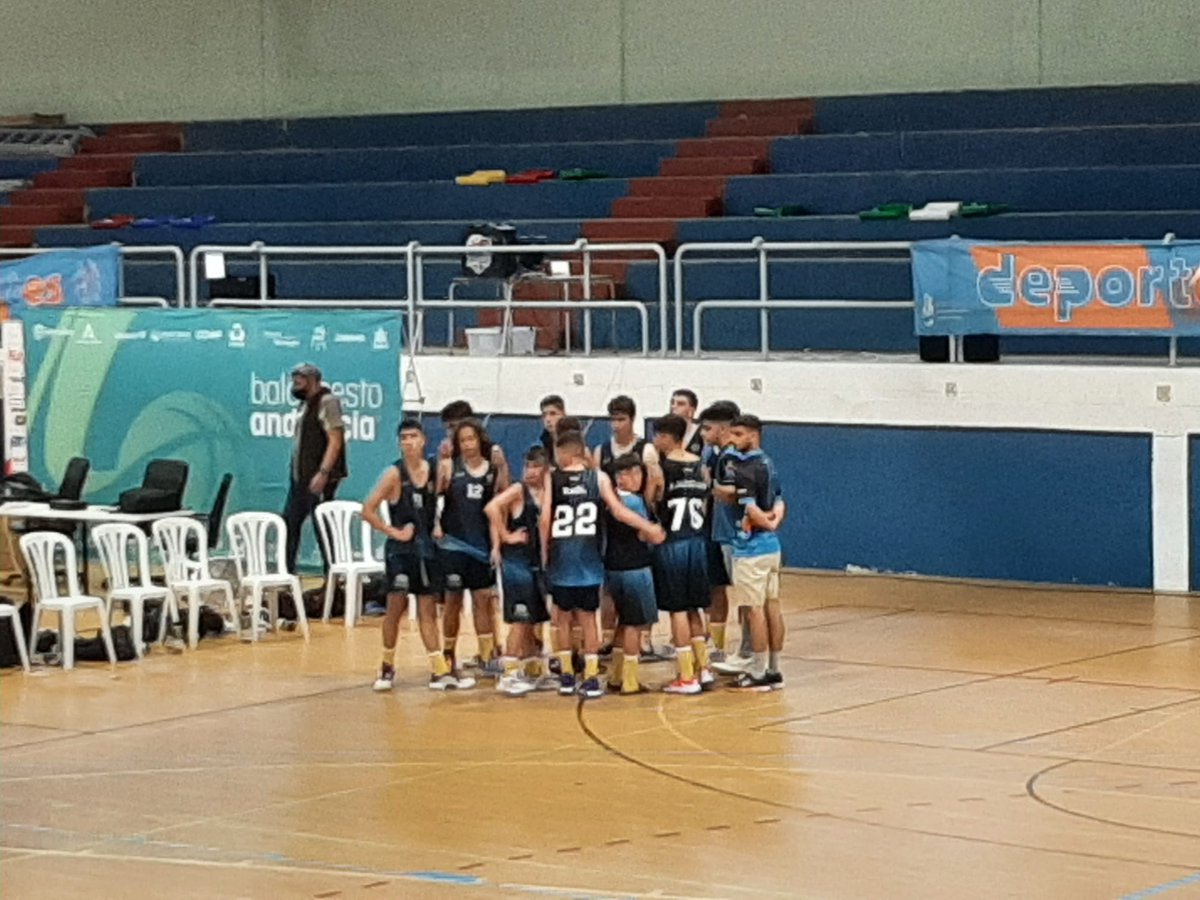 CBCIMBIS's tweet photo. Final en La Línea:

#CADEBAIM2022

Derrota final en un partido muy igualado y competido que pudo ganar cualquiera de los dos.

Caemos por 67-78 ante el CAJAMAR CB ALMERIA.

Agradecer a los chicos del DKV Jerez que vinieron a apoyar a los nuestros en la grada. 

#CampeonesDeCadiz https://t.co/zIyG2TcARq