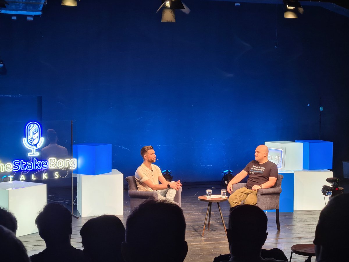 Proud to witness a tremendous discussion between two of my favourite persons from the crypto space!
Thank you both! 
<a href="/Arscryptopia/">Vlad Mercori</a> <a href="/beniaminmincu/">Beniamin Mincu |🇺🇸/acc</a>
<a href="/stakeborg/">StakeBorg - Web3 Hub for Top 5% 🚀</a> @stakeborgdao @ElrondNetwork #stakeborgtalks #elrond