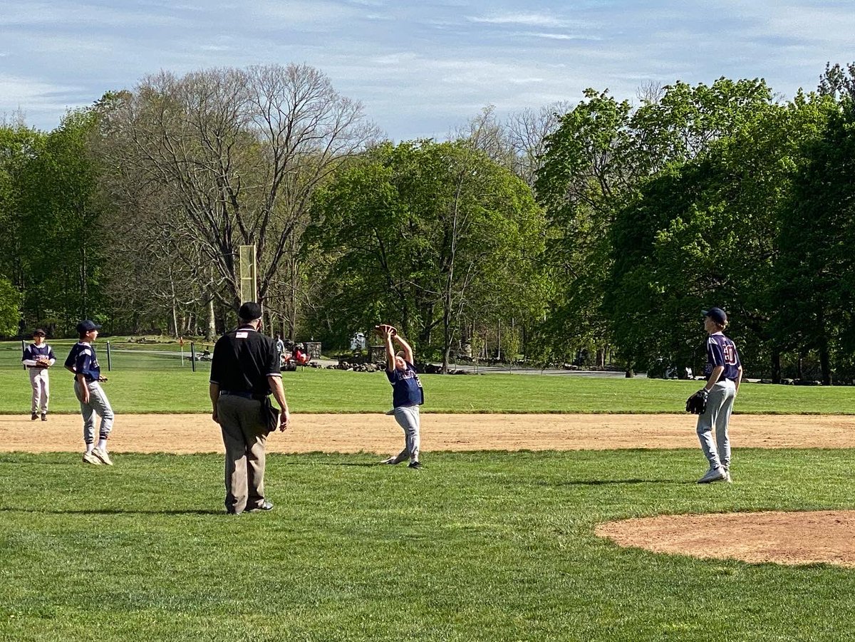 Great job baseball at yesterday’s home game!