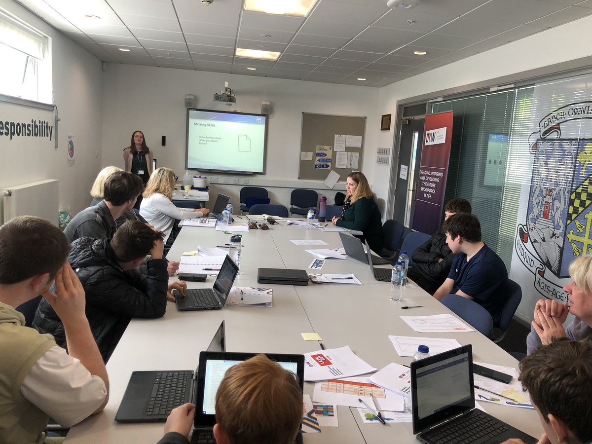 LETS GO Fife Day 2 👏🏼Workshops conducted by <a href="/DYWFife/">DYW Fife</a>, <a href="/YE_Scotland/">Young Enterprise Scotland</a> and <a href="/FifeVolAction/">Fife Voluntary Action</a> for our young people on organisational skills, budgeting, skills evaluations and problem solving. Some great work done today 😀