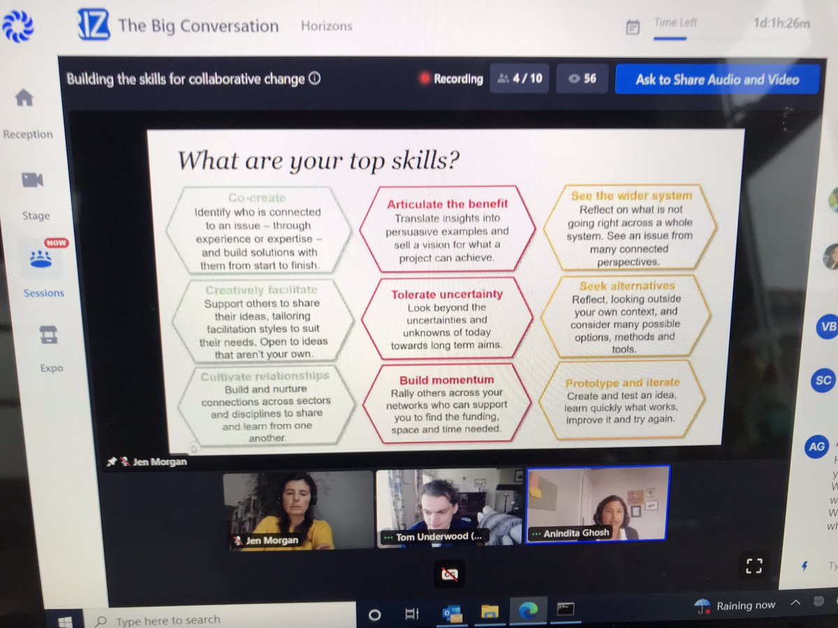 becsneurophysio's tweet photo. Really enjoyed the sessions I managed to join today, lots of reflection time now on building skills for collaborative change #ImprovingTogether 
Looking forward to my ‘digital goody bag’ for the sessions I missed! 
https://t.co/ddXgY05e7n https://t.co/adLOlrNsXw