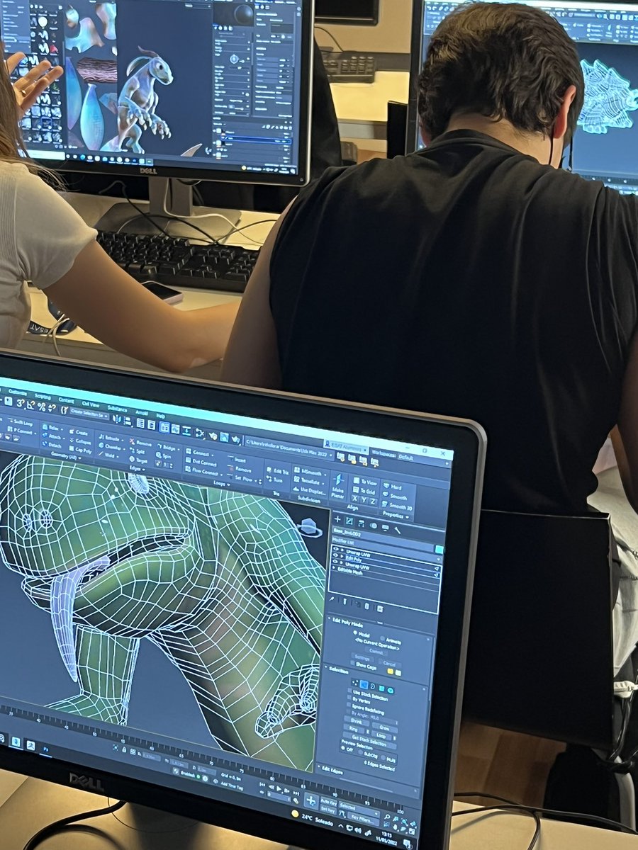 ESAT_Valencia's tweet photo. 🔥 Última clase del curso de Modelado #3D con nuestros alumnos de 2do de #arte para #videojuegos #ESAT_Inside
@ESAT_Valencia
Echaremos de menos las clases de Samu 🦾🦾🦾 https://t.co/CA3YeuVfk1