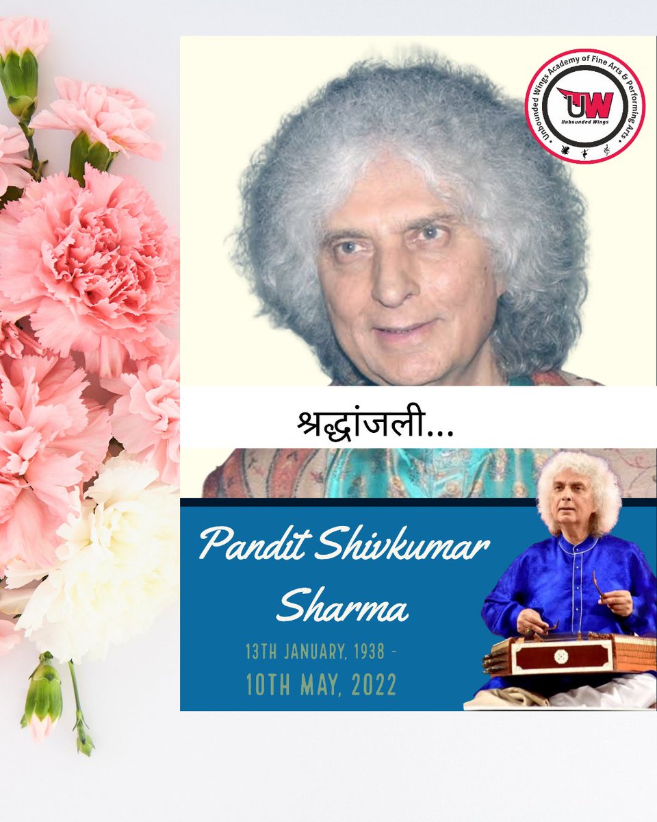 UnboundedWings's tweet photo. Santoor virtuoso Pt Shiv Kumar Sharma, who took the stringed instrument to the global stage and successfully straddled the worlds of classical and film music is no more with us! India has lost a musical legend. 

Our tributes to his great soul! ॐ शांति। 💐🙏#PanditShivkumarSharma https://t.co/buk7lIrwQ9
