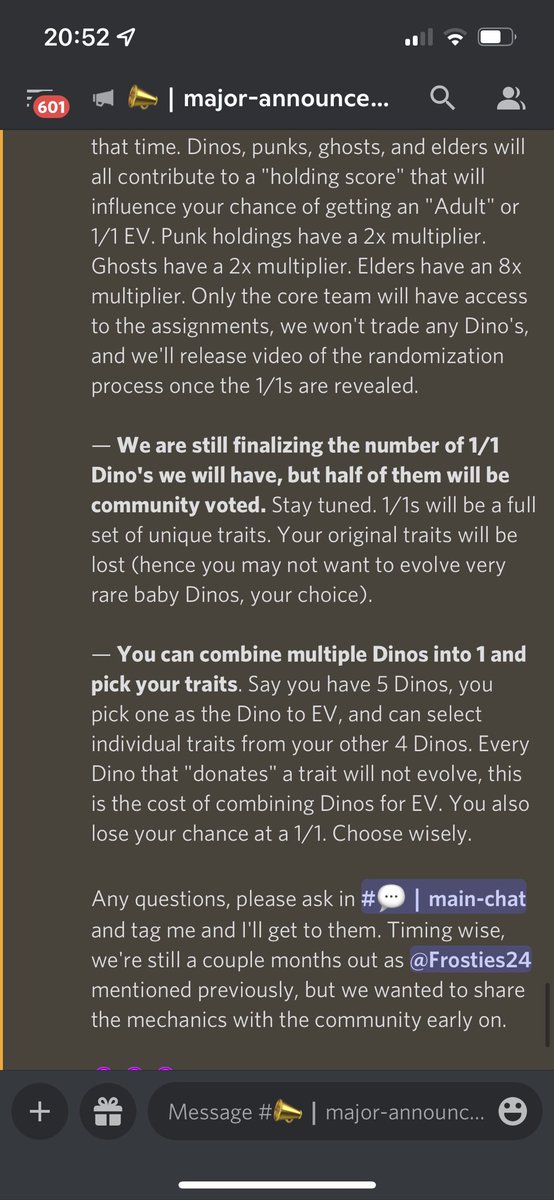 SpacePunksClub's tweet photo. Punks…

Dino evo plan has been finalised! 

#SPC #SPC4L #NFT #NFTCommunity https://t.co/DxCkW5fiVA