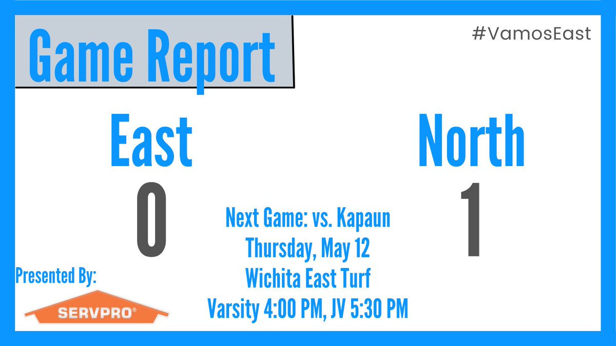 BlueAcesSoccer's tweet photo. The Women lost to North 1-0 yesterday.⚽️

They finish out their regular season tomorrow as they host Kapaun.🥁

Come help us #ProtectHomeBase .✈️

#VamosEast #ToBeDetermined🐶 https://t.co/I4GvxMn8t1