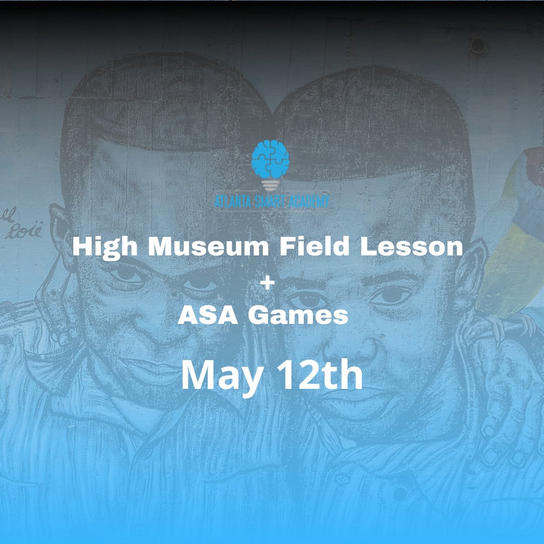 atlantasmartac1's tweet photo. We have a busy day ahead of us π:
Our solutionists will be engage in a field lesson at the High Museum and participate in the ASA games afterward!
Who will take home the gold π?
#CharterSchoolsWeek #STARTatSMART #ASA https://t.co/jSvwOOLzk3