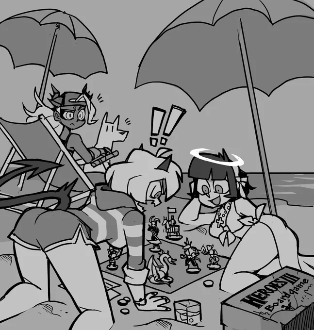 on the beach 