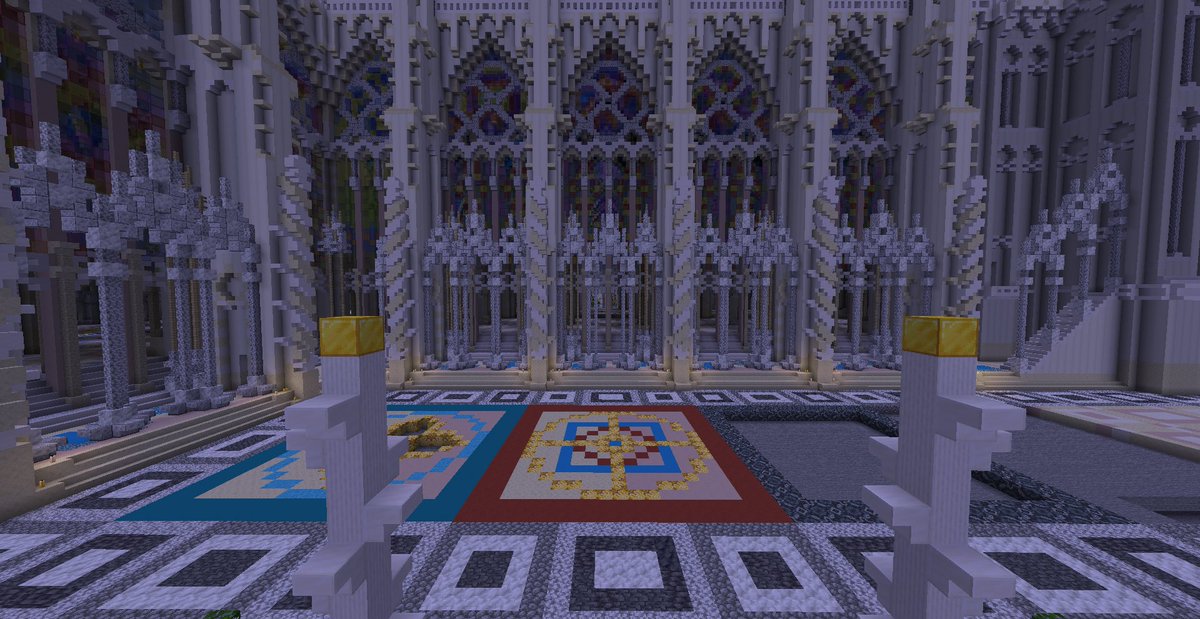 caesreon's tweet photo. Gotische Fensterfront unserer Red Rose Cathedral.

Ein Projekt mit einer Historie von mittlerweile ca. 10 Jahren, welches bis heute nicht vollendet wurde und welches regelmäßig weiterentwickelt wird. 

#minecraft #creative #architecture #cathedral #gaming #minecraftbuilds https://t.co/KyIi5vJh51
