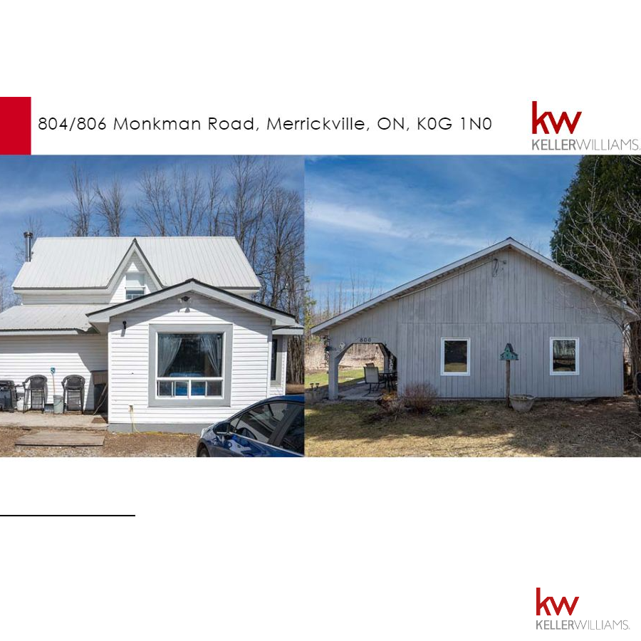 Right now this mazing multi-building property in Buritts Rapids is available for only $899,999! There are 5 bedrooms between both buildings located on this fantastic rural location. Ideal multiple or extended family living - contact me now to learn more about this hobby farm.