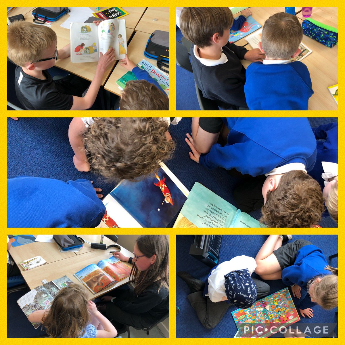P1/2 and P5/6/7 got together for some buddy reading this afternoon. Lots of fun sharing some fabulous stories together. 🤩 📚