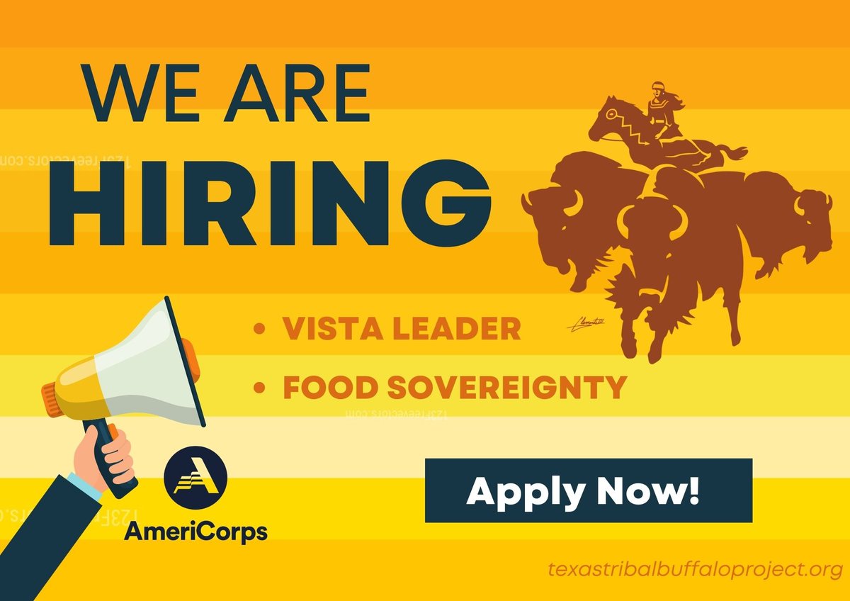 TXTribalBuffalo's tweet photo. We are hiring! Click the link to apply and learn more.
https://t.co/D0CMpVrPF5 https://t.co/VaIKXN0bKa