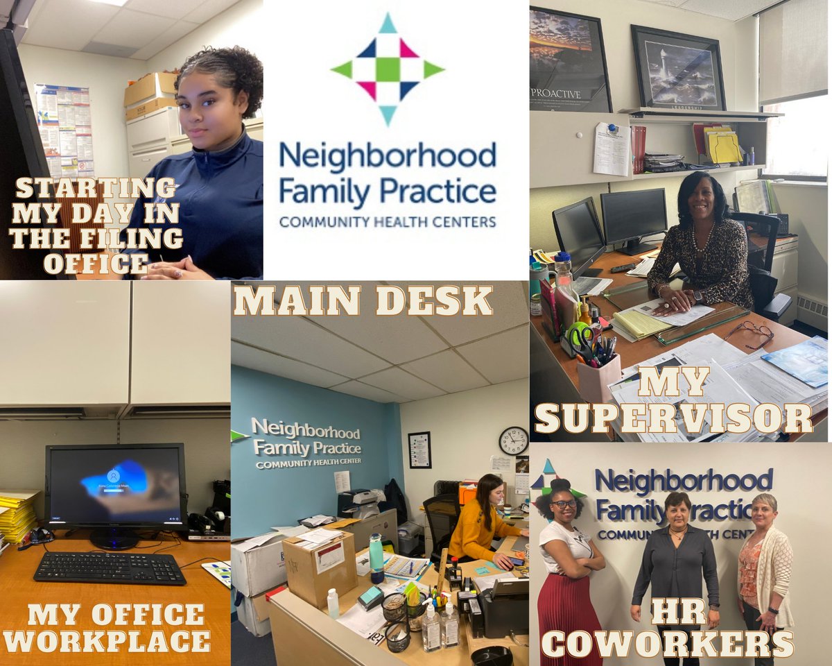 SaintMartinCLE's tweet photo. Get a sneak peek into Alana '23 Corporate Work Study job at @NFPMedCenter through the collage she made capturing what she does during her day! #SMDPHS #LionPride #Intern #WorkStudyWednesday https://t.co/u5QOe7ys8x