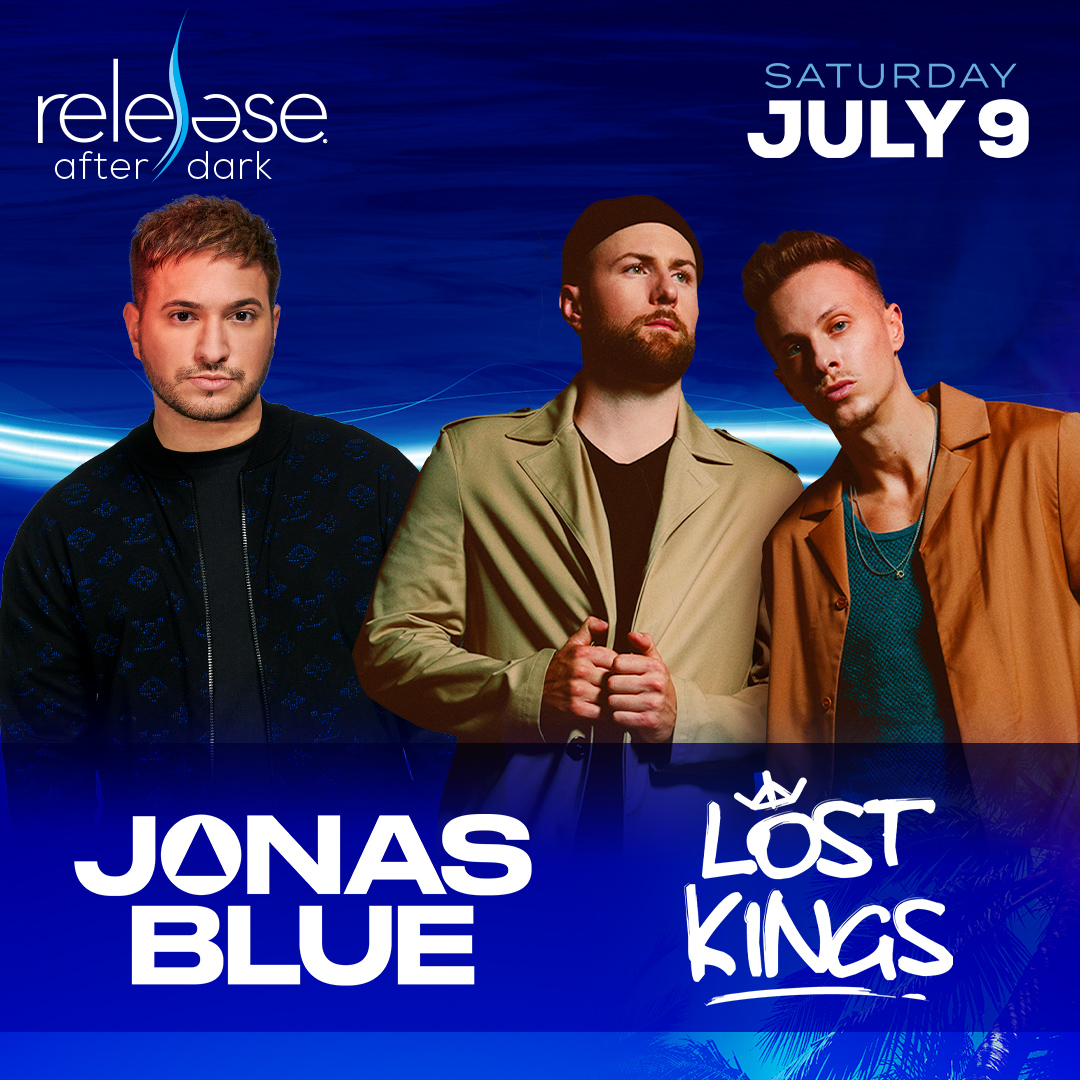 RelentlessBeats's tweet photo. 🇺🇸 JULY LINEUP! Come party with us for Release After Dark at these exciting shows later this summer:

7/2 - @SlushiiMusic + @yultron 
7/9 - @JonasBlue + @wearelostkings 
7/16 - @DVBBS 
7/30 - @EkaliMusic + @NurkoMusic 

Tix on sale Fri, May 13 at 10am at https://t.co/agoZ5AQKQT https://t.co/KwFMOGvv77