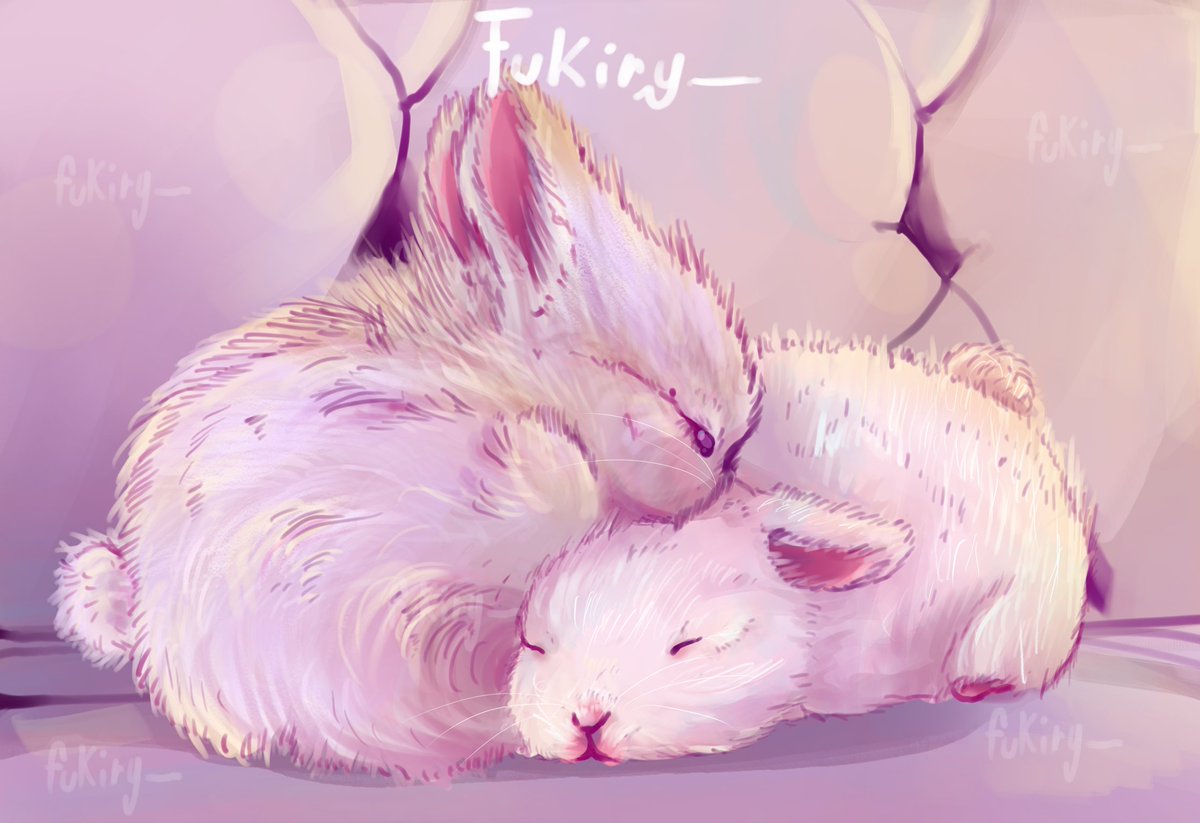Fukiry_'s tweet image. ₍ ᐢ. .ᐢ₎˚୨ Bunnies🤍 ୧
•~•
#bunnies #conejitos #dibujodigital #digitaldrawing