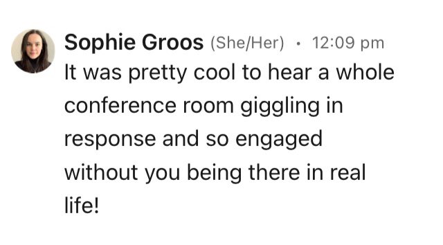 AIrocknrollgirl's tweet photo. When that former career in radio pays off… a.k.a., I’m AMAZING at talking to myself 😝👇#bestcomplimentever #tmg22 @JustinFlitter https://t.co/xSvZJtEOCR