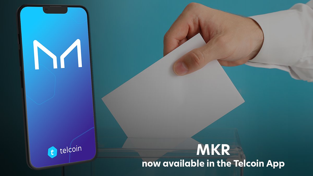 telcoin's tweet photo. $MKR is the native governance token @MakerDAO and recapitalization source of the Maker Protocol. MakerDAO enables the generation of $DAI, the world's first unbiased currency and leading decentralized stablecoin. https://t.co/JrBhtCiuFR