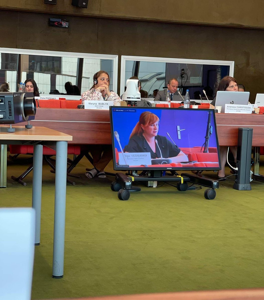 vesno's tweet photo. The role of Roma mediators and Roma NGOs in providing support to Roma women and children in #Ukraine affected by russian invasion as well as Roma refugees in receiving countries was highlighted by Ukrainian Roma women activists at 13th @coe Dialogue #ROMED @RTTCoE https://t.co/oA1n6RErUe