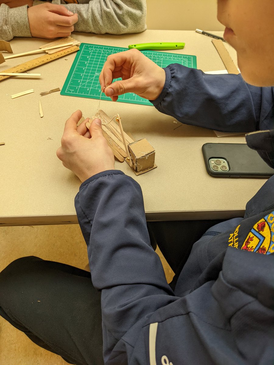 Day 3 working w/ <a href="/nuvustudio/">NuVu Studio</a> is all about the prototype! 3 focus questions that will guide us today...
1. How can we prototype it?
2. How can we test it? 
3. Does it move? 
#DesignThinking