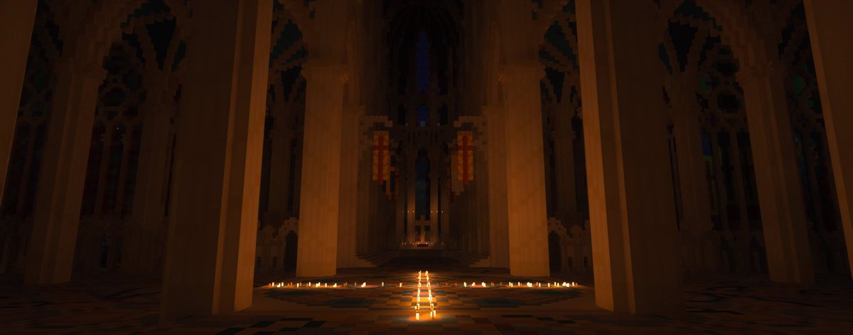 caesreon's tweet photo. Unsere Red Rose Cathedral bei Nacht. Hat was 🙂

#minecraftbuilds #minecraft #cathedral #church #gaming #creative #minecraftbuild #architecture https://t.co/BhQaaKHedr