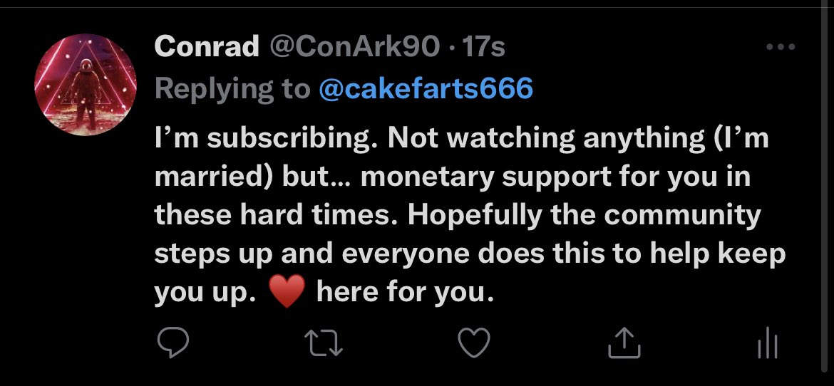 ConArk90's tweet photo. To support @TrevorTBDM ; I’m suggesting a call to action to sub to her onlyfans. I will not be watching as I am married but it’s the least I can do to support. Please make this trend. Let’s support her in her recent loss with funds #trevorstrnad #blackdahliamurder @cakefarts666 https://t.co/9HxTmpdagm