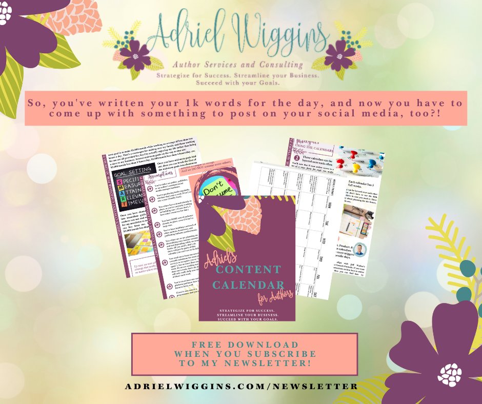 I share free resources to help you Strategize, Streamline, and Succeed on a regular basis. Make sure you're subscribed to my newsletter so that you get them!
adrielwiggins.com/newsletter